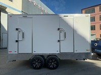 Remorque de salle de bain en plastique mobile extérieure Maivitt toilettes portables pour camping école panneau sandwich matériel