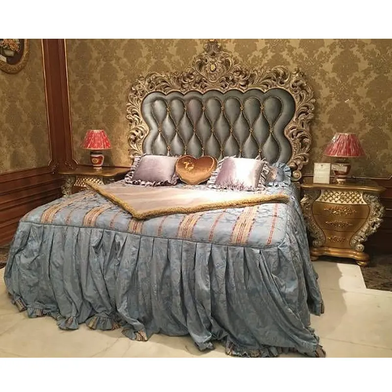 luxury Classic Furniture White Used Bedroom Furniture For Sale Vintage French Furniture Set