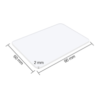 Transparente Armaturenbrett-Antirutschmatte, Silikon-Armaturenbrettmatte Auto-Armaturenbrett-Klebematte für Handy und Schlüssel