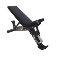 Banc de musculation professionnel réglable (inclinable/plat/déclinable) – Équipement d'entraînement de force en métal pour usage commercial – Unisexe