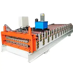 Aluminum Corrugated Metal Sheet Making Panel Profile IBR Roof Forming Machine Price for Sale