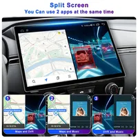 LEHX 13.1 "Inch 2Din Car Radio Android Stereo Carplay Auto Gps pour Nissan Kia Honda Toyota Ford VW Hyundai Benz Car DVD Player