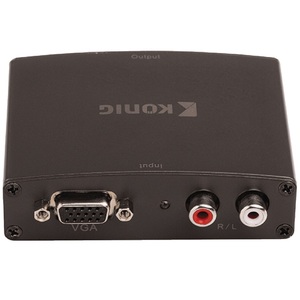 Convertidor Konig Vga a HDMI con entrada RCA y salida HDMI para conversión de señal de audio y video - Product Image 2
