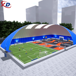 Lớn <span class=keywords><strong>Inflatable</strong></span> pvdf điều hòa không khí mái vòm lều cho thể thao khác nhau hiệu quả cài đặt không khí hỗ trợ bóng đá mái vòm bơm hơi - Product Image 5