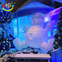 Décoration de Noël gonflable publicitaire, géant, avec éclairage LED, bonhomme de neige gonflable, bonhomme de neige gonflable