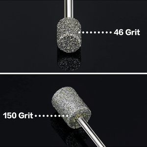 Jeu de fraises diamantées pour meuleuse <span class=keywords><strong>Dremel</strong></span>, grain 46/150, 20 pièces, tige de 1/8 pouce, disques de coupe, gravure sur pierre, meulage, bijoux - Product Image 3