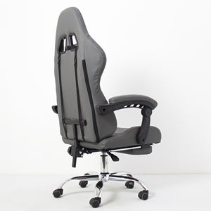 Vente en gros de fauteuil d'ordinateur de joueur bon marché fauteuil de jeu pivotant pu fauteuil de course ergonomique en cuir <span class=keywords><strong>rose</strong></span> rouge avec repose-pieds - Product Image 4