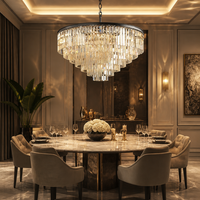 Lustre de luxe au design artistique moderne, créatif et décoratif pour la maison, la villa, la chambre, les mariages et le hall d'entrée