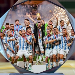 Set di Statuette di Superstar del Calcio: <span class=keywords><strong>Ronaldo</strong></span>, Mbappé, Haaland, Kane, Neymar, Messi, Giocattoli Souvenir - Product Image 1