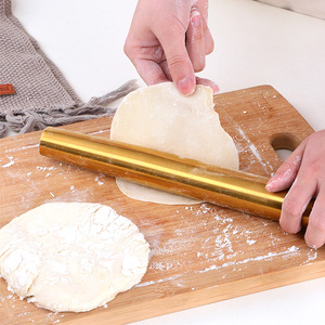 Biểu Tượng Tùy Chỉnh Không Dính Bánh Bao Bột Con Lăn Thép Không Gỉ Kim Loại Cán Pin Nướng Công Cụ Cho Pastry Bánh Mì Bakeware Sản Phẩm - Product Image 6