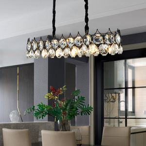 Elegant Modern Crystal Chandelier with Glass Beads for Home <strong>Office</strong> Dining Room Hotel Lobby Wedding Venue <strong>Lighting</strong> <strong>Fixtures</strong> - Product Image 3