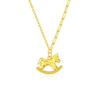 Collier de luxe en argent sterling 925, motif cheval du zodiaque, effet glace brisée, brillant et élégant, haute couture, idéal pour fiançailles, mariage, cadeau