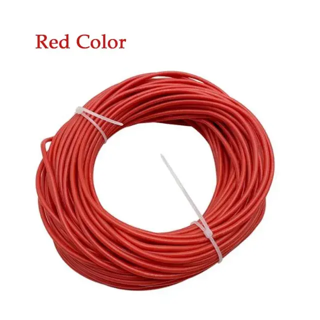 Super Soft Silicone Wire 12 14 16 18 20 22 AWG Heat-resistant Electrical Power Cable Red Black For Automotive Lithium Batteries