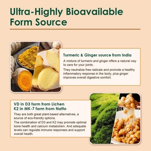 Rwc NGHỆ CURCUMIN Gummies với Gừng trái cây tự nhiên hương vị thảo dược bổ sung Vegan NGHỆ CURCUMIN Gummies - Product Image 5