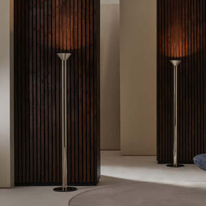 Elena Torchere Đèn Sàn Sang Trọng Hiện Đại Kim Loại Thạch Cao Thạch Cao Bóng Râm Cao Đứng Ánh Sáng Nhà Máy Bán Buôn Cung Cấp OEM ODM Số Lượng Lớn Đặt Hàng - Product Image 2