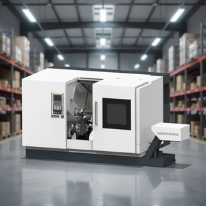 Centro de Torneado CNC de Bancada Inclinada, Torno CNC de Doble Husillo, Máquina de Torneado de Metal CNC con Ejes Y Ortogonales - Product Image 1