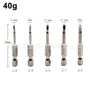 Juego de puntas de destornillador triangulares Mr Drill de 6 mm y 1/4 de pulgada, de acero S2, para destornilladores eléctricos y herramientas neumáticas - Product Image 2