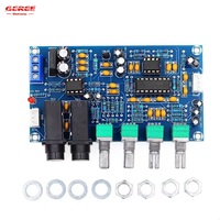 Module amplificateur de microphone XH-173, module de réverbération karaoké, double alimentation AC12V, contrôle du volume et du tonalité, amplificateur audio