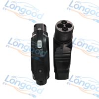 Adaptador de CC Longood CCS1 a CHAdeMO para Vehículos Eléctricos, 200A 200KW, Convertidor de Carga Rápida