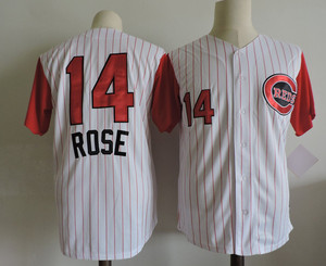 Venta al por Mayor de Camisetas de Béisbol Bordadas Personalizadas de Alta Calidad para Hombre, Equipos Rojos - Product Image 6