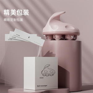 Masajeador abdominal con rodillos, 7 bolas magnéticas, moldeador corporal, masajeador de cintura y piernas para adelgazar y relajar los músculos - Product Image 4