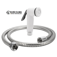 Ensemble de douche à main haute pression EURO CLIMA avec tuyau de douche à double boucle