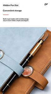 Carnet de voyage A5 en cuir PU souple pour sublimation, couverture rigide, avec boucle magnétique – Idéal pour cadeau - Product Image 3
