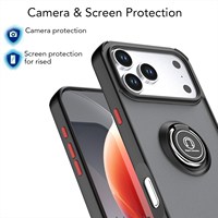 Coque de protection antichoc mate avec béquille stable pour iPhone 18 Pro Max 17 16 15 14 12 11 Plus