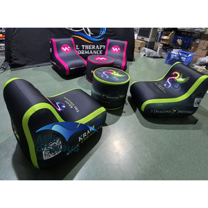 Tùy chỉnh in di động chỗ ngồi triển lãm đồ nội thất Inflatable không khí ghế sofa Ottoman - Product Image 2