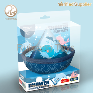 Fourniture d'usine Bateau Flottant Étanche Double Taille Baignoire Bébés Bain Infantile Deluxe Bébé <span class=keywords><strong>Baigneur</strong></span> Enfants Douche Jouets - Product Image 6