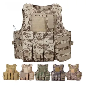 Camouflage training green body slick operation bandolier multicam tactical plate carrier hunting vest