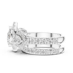Bague de fiançailles solitaire avec diamant de laboratoire, style tendance, bague de fiançailles faite à la main pour femmes, portée par les exportateurs - Product Image 4
