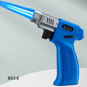 Venta caliente modelo de pistola encendedor de antorcha recargable de <span class=keywords><strong>gas</strong></span> de llama de doble chorro de mano para cocinar barbacoa - Product Image 5