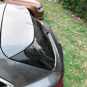 Audi A3 8Y Sportback 2021+ Rear Spoiler Blade Style Piano Black Carbon Fiber Texture ABS Material Trunk Wing - Product Image 3