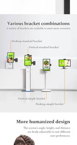 批发15.6 21.5 23.8英寸安卓POS自付机，带80毫米热敏打印机可选购物酒店条形码阅读器 - Product Image 5