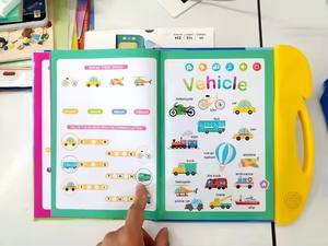 Libro Interactivo Personalizado para Niños, Primer Libro de Aprendizaje del Idioma Inglés para Bebés con Sonido Electrónico Educativo - Product Image 5