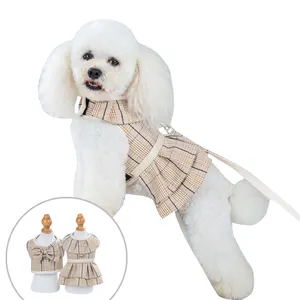 Designer Dog Clothing Suppliers Luxury Pet Harness Dress Customize Easy Walk Dog Leash Harness Manufacturers