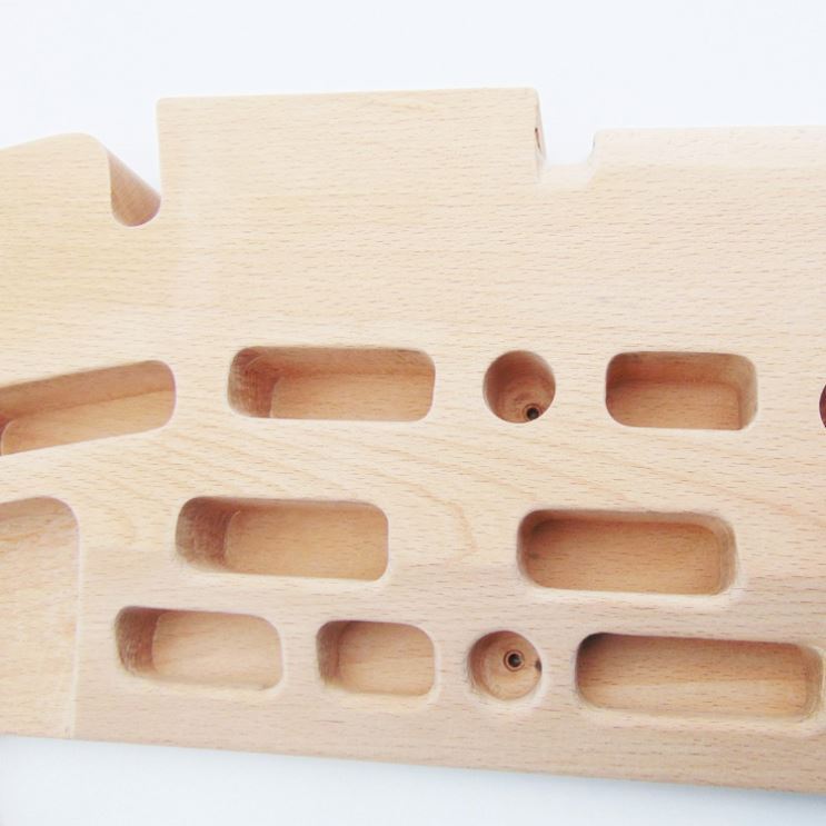 Zeyisy Haute Qualité Intérieure Accrocher Poignées En Bois Mur D'escalade Hangboard