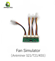 Simulateur de ventilateur pour Antminer S21 T21 KS5, 4 en 1, Plug & Play, PWM, simulateur de vitesse, accessoire de refroidissement par eau pour rig de minage