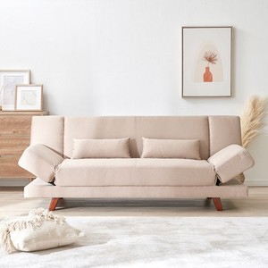 Goede Kwaliteit 3-zits Slaapbank Gedicht Stijl Verstelbare Functie Gedempte Armleuningen Voor Kleine Ruimte Appartement - Product Image 5