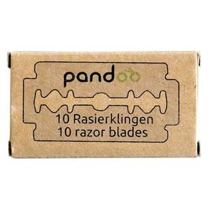 Pandoo Rasierklingen Edelstahl 2,2x4,3cm 10er Set - Product Image 1