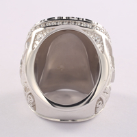 Bague de championnat des Philadelphia Eagles 2017-2018, plaquée or vintage, zircon, bague commémorative pour les fans de football, cadeau de fête