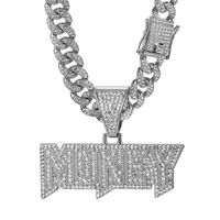 Pendentif Hip Hop Moissanite Bling Lettres et Chiffres Bulles Personnalisé Bijoux Rapper Glacés Argent Disponible à la Vente - Meilleures Ventes