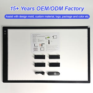 A1尺寸定制Logo专业LED跟踪板厂家批发多功能LED灯垫电池LED写字板 - Product Image 6