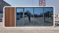 Vente Directe – Nouvelle Mini-Cabane de Luxe Préfabriquée Type Apple – Prix Compétitif – Bureau Portable Préfabriqué de 20 Pieds – Conteneur Habitable Étanche