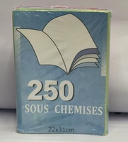 Papelería de Oficina de Buena Calidad, 22 x 31 cm, 250 Piezas, Carpetas de Papel de Colores Variados
