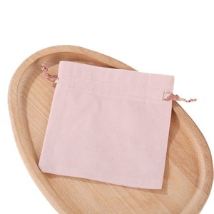 Customized Logo Velvet Bags Drawstring Jewelry Packaging <b>Pouch</b> Gift Jewelry Storage Bag - Product Image 6