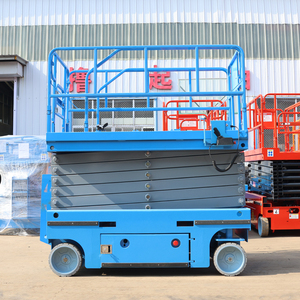 Plataforma Elevadora de Tijera Hidráulica Autopropulsada Eléctrica Móvil China de 320 KG y 12 M de Altura Media - Product Image 5