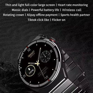 Montre connectée H4 Pro Max, écran rond HD de 1,39 pouce, charge sans fil, étanche IP68, bracelet intelligent professionnel avec double sangle - Product Image 4