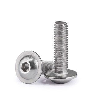 Tornillo de <span class=keywords><strong>Cabeza</strong></span> Redonda con Arandela y Collarín, <span class=keywords><strong>Hexagonal</strong></span>, de Acero Inoxidable 304 A2, ISO7380.2, M2 M2.5 M3 M4 M5 M6 M8 - Product Image 2